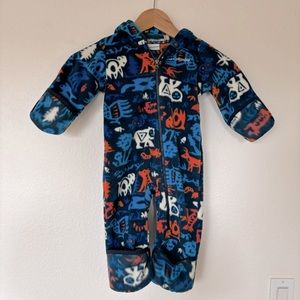12 - 18 Month Columbia Baby Fleece Snow Bunting One Piece Suit Base Layer REI